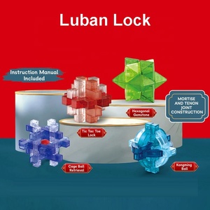 Thách Thức <span class=keywords><strong>IQ</strong></span> khóa đồ chơi trêu ghẹo não 3D Câu Đố khối Câu Đố giáo dục lồng vào nhau trò chơi luban khóa cho <span class=keywords><strong>Iq</strong></span> kiểm tra - Product Image 2