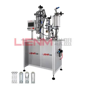 Semi-automatic Aerosol Spray Can Machine For Deodorant Spray Paint Cans Sunscreen Spray Aerosol Filling Machine Manual