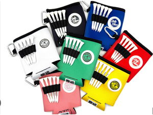Portavasos 3 en 1 para Golf con Aislamiento Térmico, Marcador de Pelota Extraíble, Clip para Bolsa y Combo de Tees - Product Image 1