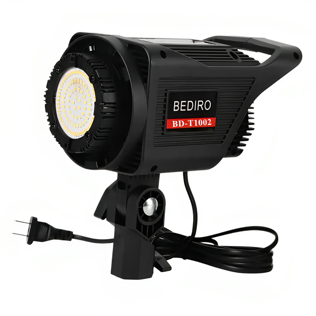 100W Bowens Mount LED COB Lamp Camera Photography Photo Video Studio Room Film Movie Shooting Phone Live Streaming Fill in Light