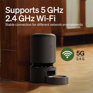 Distributeur automatique de nourriture pour chats et chiens 3L WiFi 5G Conservation de la fraîcheur Alimentation programmée Capteur de faible niveau de nourriture 10 repas par jour Noir - Product Image 3