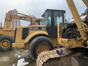 Rouleau compresseur Caterpillar CS583D d'occasion pour travaux de construction, mines et jardins, modèle Cat 583 683, en excellent état, en vente - Product Image 6