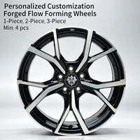Jantes FLowtone, usine chinoise, vente en gros de jantes 17 pouces 5x112 mm 5x100 mm, jantes de voiture compactes pour Benz, Audi, Subaru, Toyota, VW