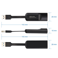 Adaptador Ethernet de concentrador de red RJ45, 100/1000/2500Mbps, RTL8153/RTL8156, 2,5 Gigabit, USB tipo C a Lan, tarjeta de red