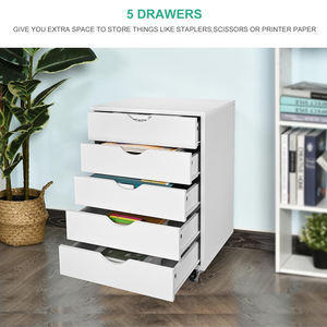 Armoire de rangement de style scandinave avec roulettes Décoration d'intérieur nordique Esthétique minimaliste <span class=keywords><strong>Commode</strong></span> mobile - Product Image 3