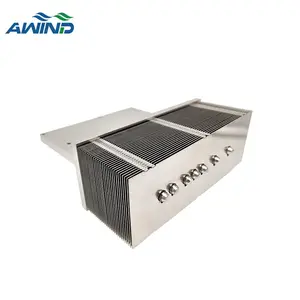1500w 6061铝型材散热器散热散热器放大器方形精密散热器