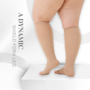 Calcetín de compresión médica graduada 1520 Mmhg <span class=keywords><strong>Medias</strong></span> hasta la rodilla Prevención Venas varicosas - Product Image 3