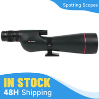 Longue-vue puissante BAK4 20-60X82 étanche pour l'observation des oiseaux et la chasse, accessoires pour l'aventure en plein air