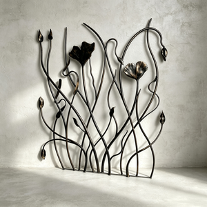 Grille <span class=keywords><strong>de</strong></span> fenêtre décorative contemporaine en fer forgé artisanal, protection <span class=keywords><strong>de</strong></span> fenêtre en fer directement <span class=keywords><strong>de</strong></span> l'usine <span class=keywords><strong>de</strong></span> fer forgé - Product Image 1
