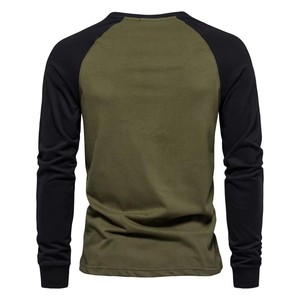 C1158S1316 <span class=keywords><strong>EJ</strong></span> Nueva Camiseta de manga larga para hombre Color informal simple - Product Image 4
