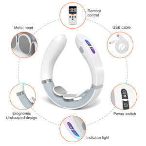 <span class=keywords><strong>EMS</strong></span> masajeador de cuello 4D hombro calentado portátil ABS estimulador máquina uso doméstico - Product Image 2