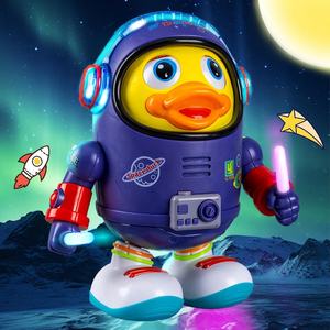 TikTok Best-Selling <span class=keywords><strong>Robot</strong></span> de danse électronique Jouets Musique légère Dessin animé Musical Swing Duck Jouets éducatifs pour bébés en plastique - Product Image 1