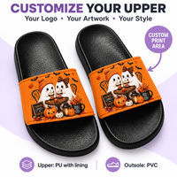 Chaussons personnalisés en EVA pour femmes et hommes, motif squelette de chien et nœud papillon arc-en-ciel, à bout ouvert, respirants, pour intérieur et extérieur
