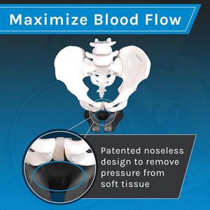 Sillín de <span class=keywords><strong>bicicleta</strong></span> de carretera de rendimiento de serie, asiento de <span class=keywords><strong>bicicleta</strong></span> sin nariz de diseño profesional, entumecimiento reducido para el tiempo de Triatlón - Product Image 2