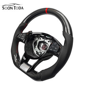 Volante SOON TODA per <span class=keywords><strong>W205</strong></span> Perfettamente Compatibile per Mercedes Classe C <span class=keywords><strong>W205</strong></span> Ricambio Stile Originale in Fibra di Carbonio - Product Image 1