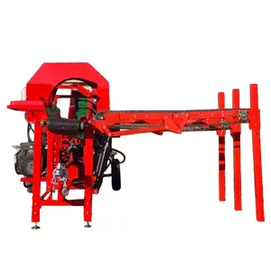 GX630 engine hydraulic firewood processor machine log splitter forestry machinery with CE certificate