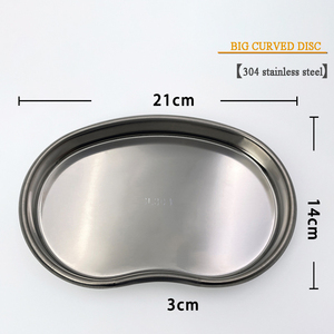 304/201 pelat disinfeksi baja tahan karat pelat bentuk ginjal nampan bedah instrumen medis nampan desinfeksi gigi - Product Image 5