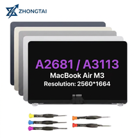Layar LCD IPS Laptop untuk MacBook Air 13'' Model 2022 A2681/A3113 M2/M3 Resolusi 2560x1664 Pengganti Layar Penuh