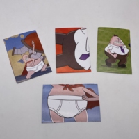 Marque PLT pour GMI Certifié Personnalisable Étanche Bande Dessinée Autocollants Adhésifs pour Bougies Cadeau Artisanat Zhejiang Origine Synthétique