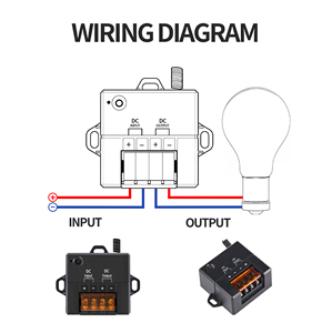 सी डी सी 12 वी/24v/36v/48v/72v/10 ए दरवाजा लॉक रिमोट कंट्रोल स्विच रिमोट डोर लॉक ऑपरेशन के लिए - Product Image 4