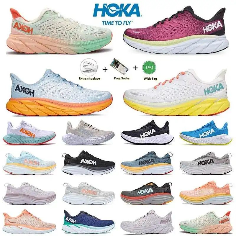 One Carbon Hardloopschoenen 8 Bondi Kawana Atr 6 Training Sneakers Geaccepteerd Lifestyle Schokabsorptie Snelweg Designer Hokas Schoenen