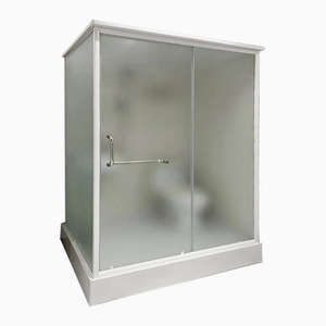 Cabina Doccia Moderna Scorrevole Rettangolare in Vetro Rivestito con Telaio Multifunzione Ecologica per Appartamenti - Product Image 4