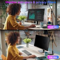 Filtro de Privacidad para Monitor de 19/21.5/23.8/24/27 Pulgadas, Anti-Espía, Anti-Reflejos, Bloqueador de Luz Azul para PC de Escritorio, Venta al Por Mayor de Fábrica