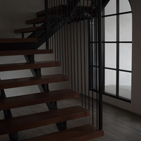 Escalier modulaire PRIMA à composants assemblés : simplifie l'expédition à l'étranger et le processus d'installation sur site