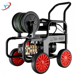 <span class=keywords><strong>Machine</strong></span> de nettoyage de canalisations électrique portative à roues avec enrouleur de <span class=keywords><strong>tuyau</strong></span> pour les canalisations résidentielles - Product Image 1
