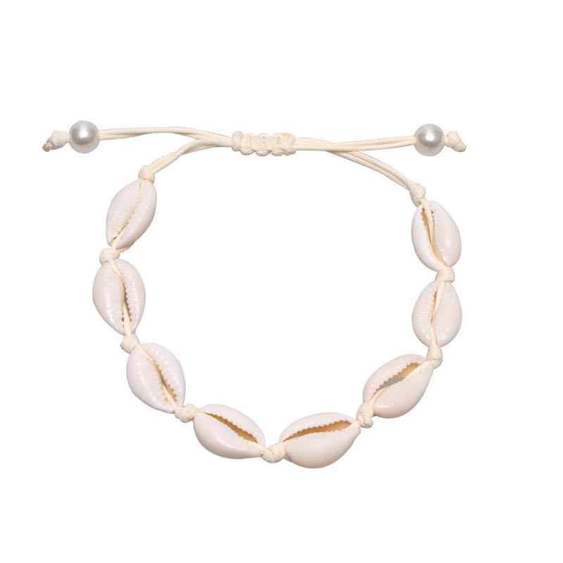 Stretchable white bracelet