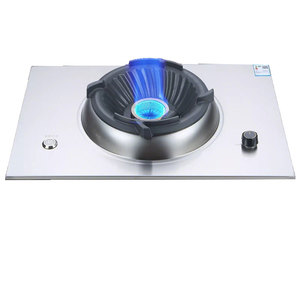 Fornello a <span class=keywords><strong>Gas</strong></span> Naturale ad Alta Efficienza Energetica Livello 1, Iniezione Diretta Domestica 10kW, Grande Potenza, Acciaio Inossidabile, Incasso Singolo - Product Image 1