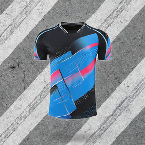 Traje Deportivo Ecológico de Verano 100% Poliéster para Niños y Niñas, Ropa de Bádminton y Tenis de Mesa, Absorbente de Sudor - Product Image 3