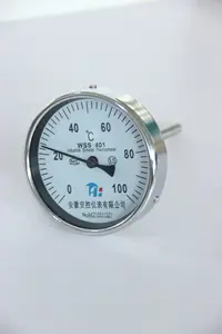 多用途温度計: 流体、ガス、蒸気用のデュアルメタル温度計