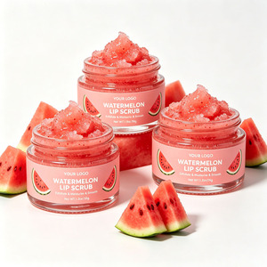 Lip Scrub For Dark Lips Private Label Low MOQ Watermelon Exfoliator Organic Balm Wholesales - Product Image 4