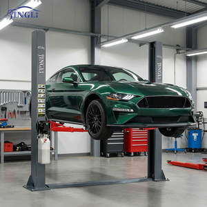 Jingli JL830 Pengangkat Mobil Hidrolik Dua Tiang Silinder Ganda 4-6 Ton Tugas Berat untuk Plafon Rendah dengan Garansi 12 Bulan - Product Image 1