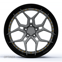 Jantes forgées grises Deep Lip 2 pièces 17 18 19 20 21 22 pouces 5x114.3 5x112 5x115 pour Infiniti Z GTR Supra RX-7 AE86 Porsche