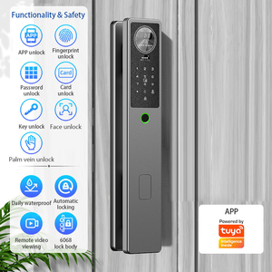 Cerradura Inteligente WiFi Digital con Videoportero de Reconocimiento Facial 3D de Alta Seguridad, Cámara WiFi con Sensor de Venas de la Palma de la Mano, para Uso en Casa y Apartamento - Product Image 2