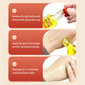 Gel Frío Medicinal 20g - Alivio Profundo del Dolor Muscular, Efecto Revitalizante sin Alcohol - Product Image 4