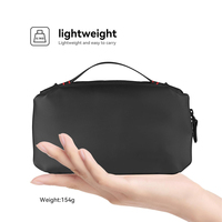 Organisateur de cordon électronique technique de luxe résistant à l'eau de voyage avec logo personnalisé pochette de rangement pour accessoires de câble USB sac de kit technique