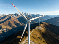 Éolienne 20KW 30KW avec système hybride panneaux solaires pour île isolée, zone sans réseau, générateur d'énergie propre