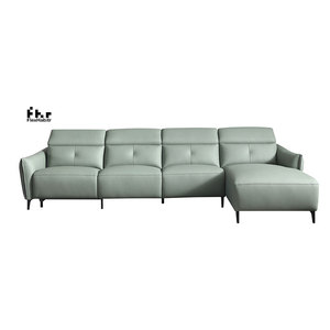 Juego de sofá Seccional de alta calidad para el hogar, sofá reclinable de cuero con carga inalámbrica eléctrica de lujo - Product Image 3