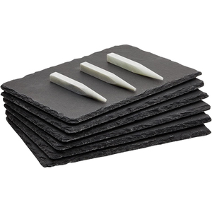 Vente d'usine Écologique Noir Carré <span class=keywords><strong>Rectangulaire</strong></span> <span class=keywords><strong>Ardoise</strong></span> Assiette <span class=keywords><strong>Plat</strong></span> Ensemble pour Restaurants Assiette De Noël <span class=keywords><strong>Plat</strong></span> Gravure Technique - Product Image 2