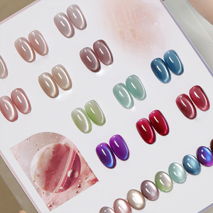 AILANUO - Esmalte de Uñas en Gel de Ojo de Gato de 12 Colores, Serie Meteorito, OEM/ODM, Esmalte de Uñas en Gel de Ojo de Gato, Productos para el Cuidado de las Uñas Hema TPO - Product Image 2