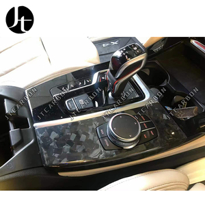 6 pezzi in carbonio reale secco accessori interni cruscotto kit copertura centrale Console pannelli porta per <span class=keywords><strong>BMW</strong></span> X3 <span class=keywords><strong>X4</strong></span> G01 G02 2018-2022 - Product Image 1