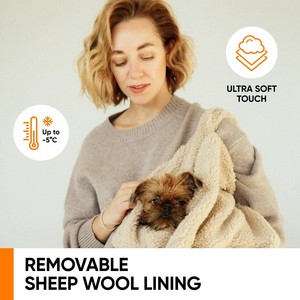 Sac de transport pour chien portable ODM, sac de transport pour animaux de compagnie personnalisé, sangle de sécurité, doublure amovible et lavable, isolé et respirant pour les petits animaux - Product Image 3
