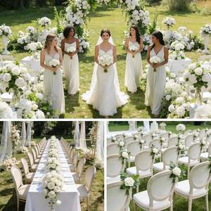 Flores Artificiales al por Mayor, Ramo <span class=keywords><strong>de</strong></span> Rosas <span class=keywords><strong>de</strong></span> Seda Falsas, Proveedor, Fabricante, Directo <span class=keywords><strong>de</strong></span> Fábrica, Barato, Personalizado, Decoración para Bodas y Hogar - Product Image 5