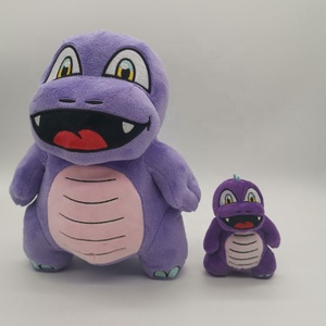 Porte-clés mascotte personnalisé violet dessin animé Deeno Saur dinosaure peluche PP coton rempli - Product Image 4