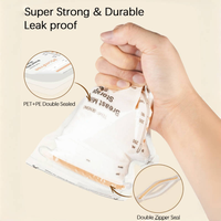 Sacs de stockage de lait maternel sans BPA de haute qualité avec détection de température facile à verser 8oz 250ml
