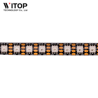Vente en gros à point unique à commande unique WS2815RGB DC12v LED bande lumineuse de pixel adressable indépendant double signal 96LED/mètre