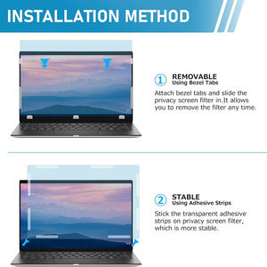 واقي شاشة من البولي إيثيلين تيريفثالات (PET) مضاد للخدش وحاجب للضوء الأزرق معتمد من TUV بدرجة AAA لأجهزة الكمبيوتر المحمولة مع تغطية كاملة بحواف منحنية 2.5D - Product Image 5